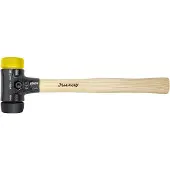 Wiha 26435 martello Martello a colpo morto Nero, legno, giallo