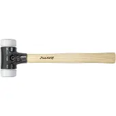Wiha 26647 martello Mallet nero, bianco, legno