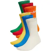 Adidas Originals Calzini Crew Trefoil Cushion 6 Unità