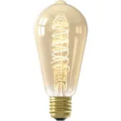 Calex E27 ST64 3,8W LED filamenti Flex 821 oro dim