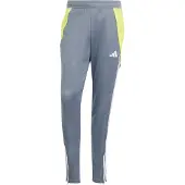 Adidas Pantaloni sportivi 'Tiro 24' limone / grigio / offwhite