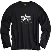 Alpha industries Maglietta nero / bianco