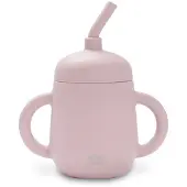 Interbaby Insi007 Bicchiere In Vetro Senza Bpa + Cannuccia Silicone