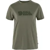 Fjällräven Women's Logo Tee T-shirt Donna (XS, olivia)