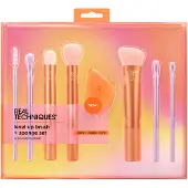 Real Techniques Level Up Kit pennello + spugna — Set di strumenti makeup