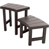 Intex Round 4-seater spa surround - - 28515 - 2 medium pieces + 2 high pieces - Lightweight and UV resistant