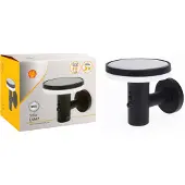 Shell Lampada solare LED rilevatore di movimento, nero