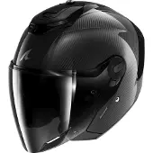 Shark RS Jet Carbon Casco Jet unisex nero, taglia L