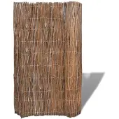 vidaXL Schermo da giardino 300x100 cm in legno di salice