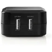 Nedis Caricabatterie Da Parete Usb Wchau484abk