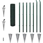 vidaXL Recinzione in filo d'acciaio 10x1,2 m Verde
