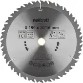 Wolfcraft Lama Per Sega Circolare Per Legno 6735000 190 Mm