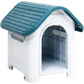 vidaXL Dog Loft 59x75x66 cm Polipropilene blu