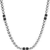 Fossil Collana 'JF03314040' nero / argento