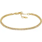 Fossil Braccialetto 'Ellis' oro / trasparente