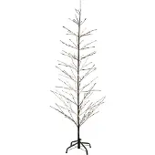 Sirius Home Albero LED Isaac altezza 210cm marrone, innevato