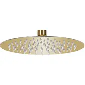 vidaXL Regen Dusche Kopf rund 20 cm Edelstahl Goldfarbe