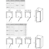 Ravak Porta doccia Pivot PDOP2-120 alu+trasparente 03GG0C00Z1