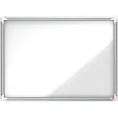 Nobo Vetrina Espositiva Esterna Premium Plus 8xa4 Fogli Magnetica Sfondo Bianco