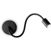 Ideal Lux Applique a LED flessibile Focus, nero