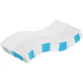 vidaXL Materasso pocket spring core medium firm 90x200 cm