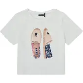 Ikks T-shirt ECLANDA ragazza - Bianco - 3 anni
