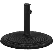 vidaXL Base per ombrellone 45x45x30 cm in ghisa nera