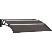 vidaXL Tettuccio nero 120x75 cm PC