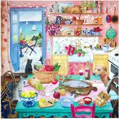 Eeboo Puzzle Della Cucina Rosa 1000 Pezzi