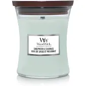 Woodwick Sage & Myrrh Vaso 275 g — Candela