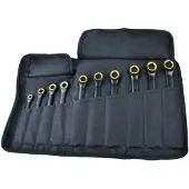 BRÜDER MANNESMANN Set di chiavi a cricco 10 pezzi Q25210