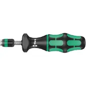 Wera Serie 7400 Cacciaviti Kraftform a coppia regolabile (0,1-3,0 Nm) con mandrino a cambio rapido Rapidaptor, 7430 x 0,10-0,34 Nm
