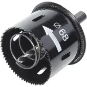 Wolfcraft Sega A Tazza Con Espulsore E Svasatore 68 Mm