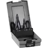 Bosch Set di punte a gradino HSS 3 pezzi 4 - 12 mm, 4 - 20 mm, 6 - 30 mm TiAIN 2608588069 gambo a 3 superfici 1 pz (2608588069)
