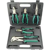 BRÜDER MANNESMANN 5 Pezzi Set di Chiodatura in Valigia - 10996