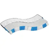 vidaXL Materasso pocket spring core medium firm 140x190 cm