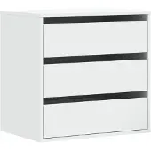 vidaXL Cassettiera bianca 60x41x58 cm materiale a base di legno