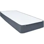 vidaXL Materasso a molle box 190x90x20 cm tessuto medio morbido
