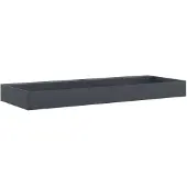 vidaXL Lavabo 120x46x11 cm in fusione minerale/marmo antracite
