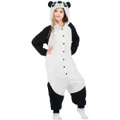 MOM Costume Panda Kigurumi Per Bambini Con Cappuccio E Coda