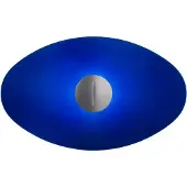 Foscarini Bit 2 applique di vetro, blu