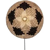 Good&Mojo Applique Andros, nero/naturale/bianco, con spina