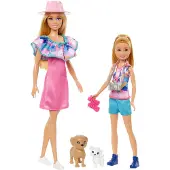 Barbie Confezione Stacie To The Rescue Pack 2 Sisters Bambola
