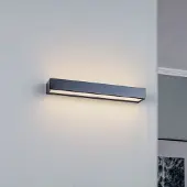 MCJ Applique a LED Mera, larghezza 40 cm, nero, 4000K