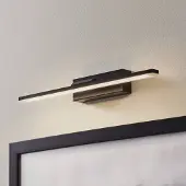 MCJ Applique a LED Miroir 40 cm nero 4000K