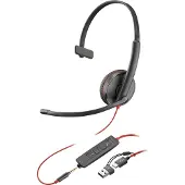 HP Poly Cuffie Voip Blackwire 3215