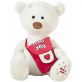 Creaciones Llopis Orsetto Bianco Messaggero Di Peluche 55 Cm