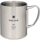 Snow Peak Stainless Vacuum Double Wall Pentolino (300 ml, grigio)