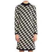 DEDICATED Women's Dress Lo Pepita Cats Abito Donna (M, grigio)