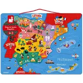Janod Giocattolo Educativo Magnetic Spain Map
